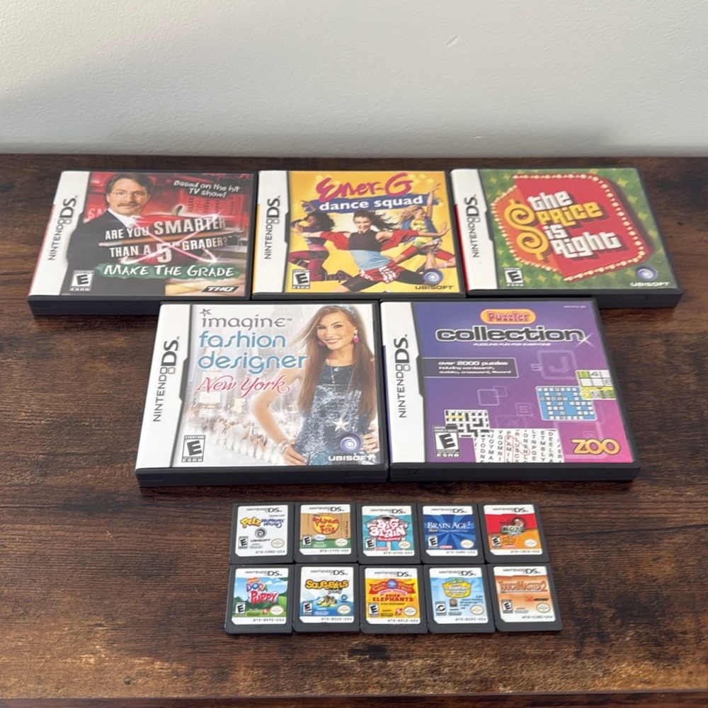 15 Game Nintendo DS Lot All Working